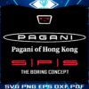 Pagani of Hong Kong The Boring Concept in SVG Style