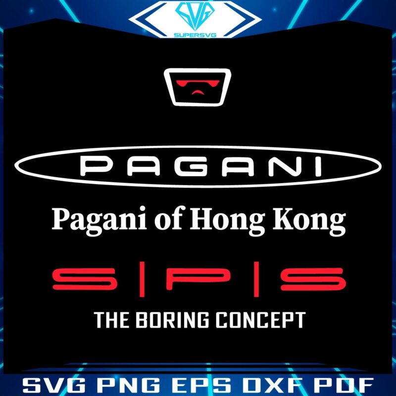 Pagani of Hong Kong The Boring Concept in SVG Style