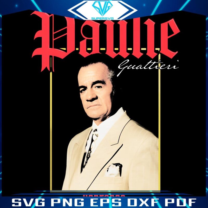Paulie Gualtieri from The Sopranos in Vibrant PNG