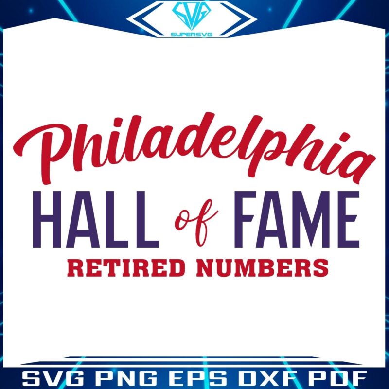 Philadelphia Phillies Baseball Hall Of Fame Iconic Moments in SVGPNG