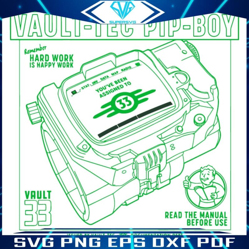 Pip Boy SVG from Vault Tec Your Ultimate Fallout Companion