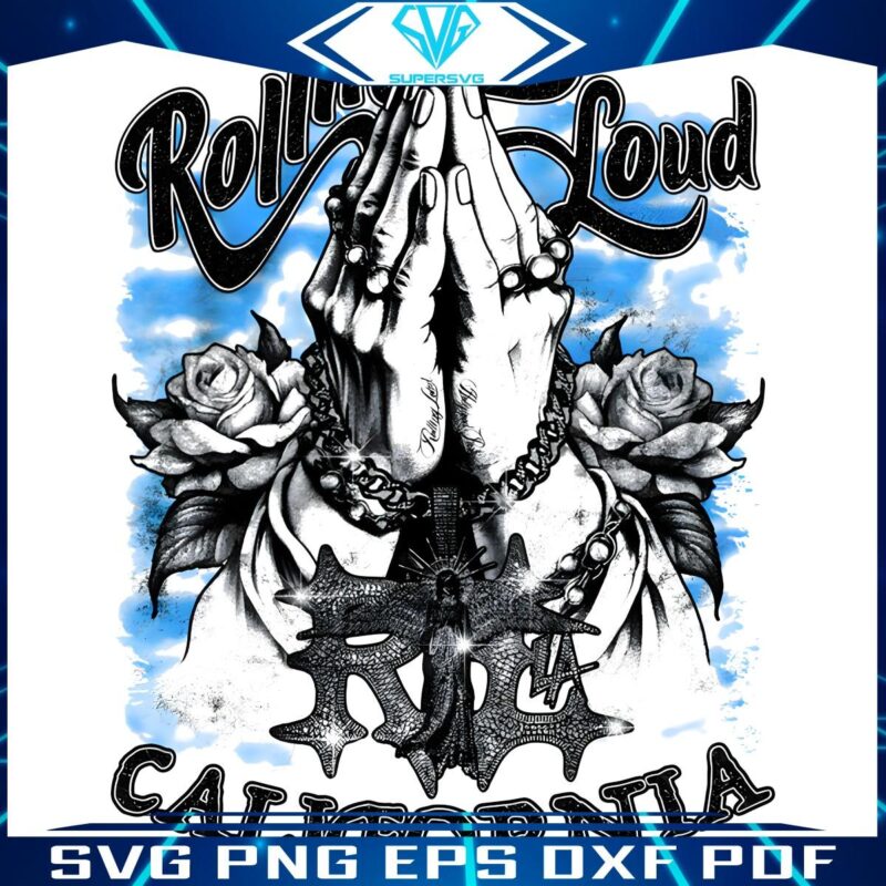 Praying Hands PNG from Rolling Loud California 2025