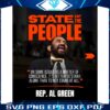 Rep Al Green PNG Snapshot of the Peoples State