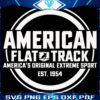 Retro American Flat Track Logo SVG Established 1954