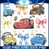 Retro Coquette Disney Cars Vintage Style PNG
