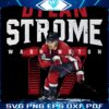 Retro Dylan Strome 17 Capitals Hockey PNG
