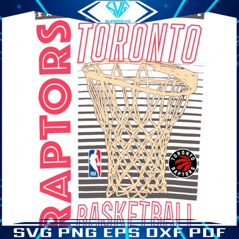 Retro Raptors Basketball SVG Eastern Conference Flair