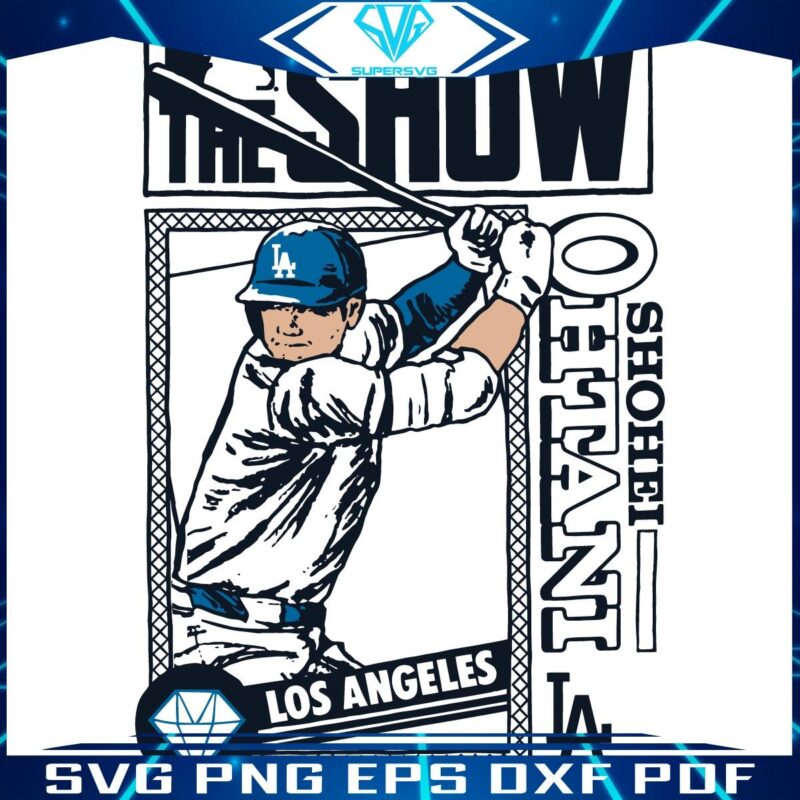 Retro SVG Shohei Ohtani Joins the LA Dodgers MLB Show