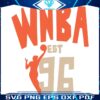 Retro WNBA 96 Classic SVG Design