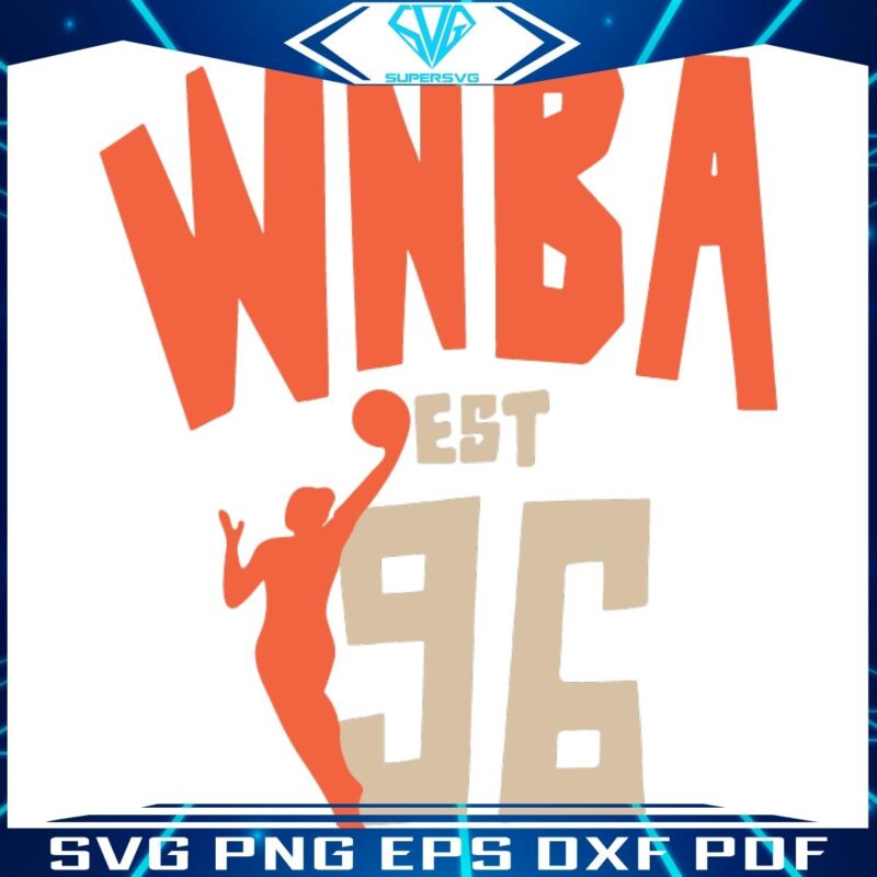 Retro WNBA 96 Classic SVG Design