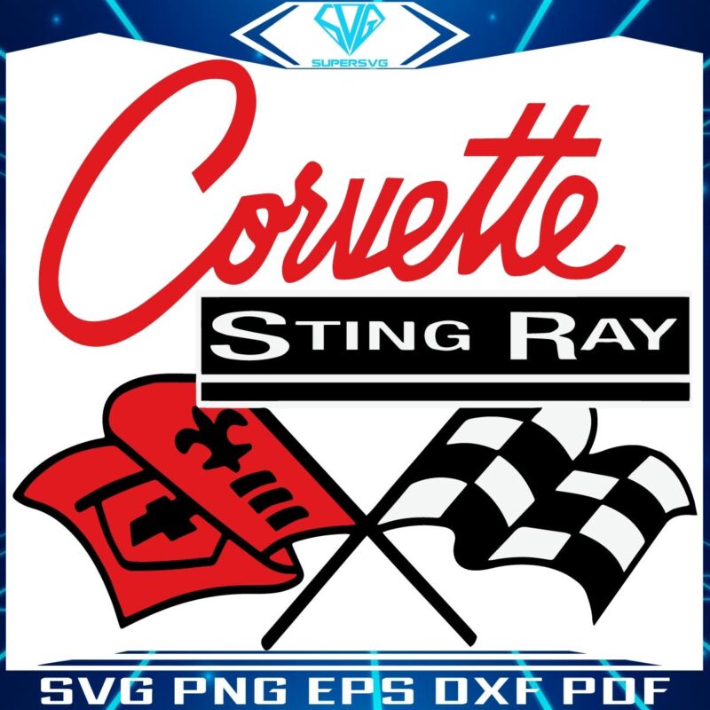 Rev Up with Chevrolet Corvette Sting Ray SVG