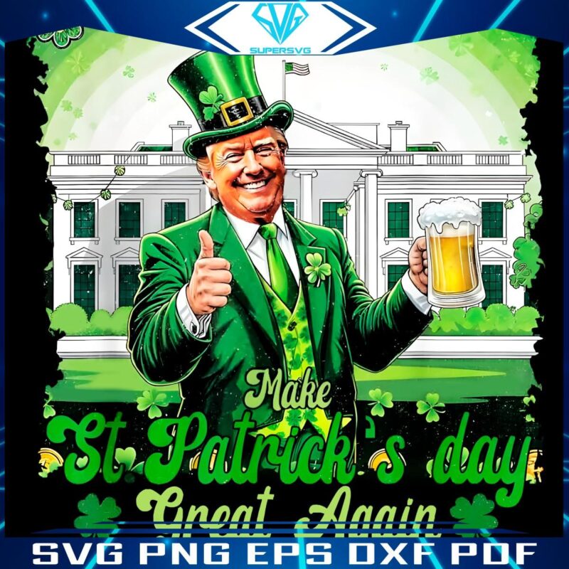 Revive St Patricks Day Irish Trump PNG Extravaganza