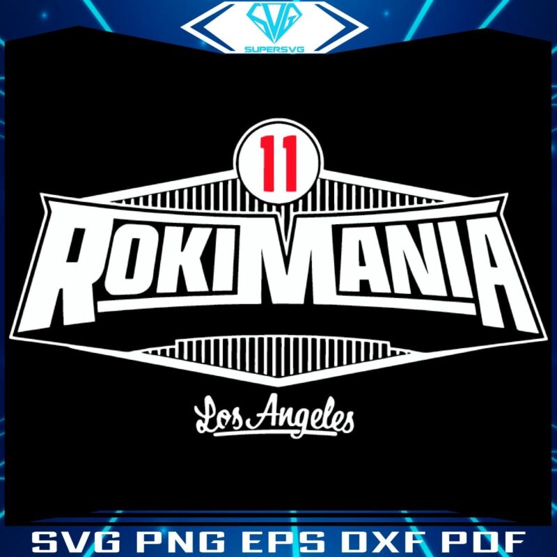 Rokimania Roki Sasaki SVG for LA Dodgers Fans