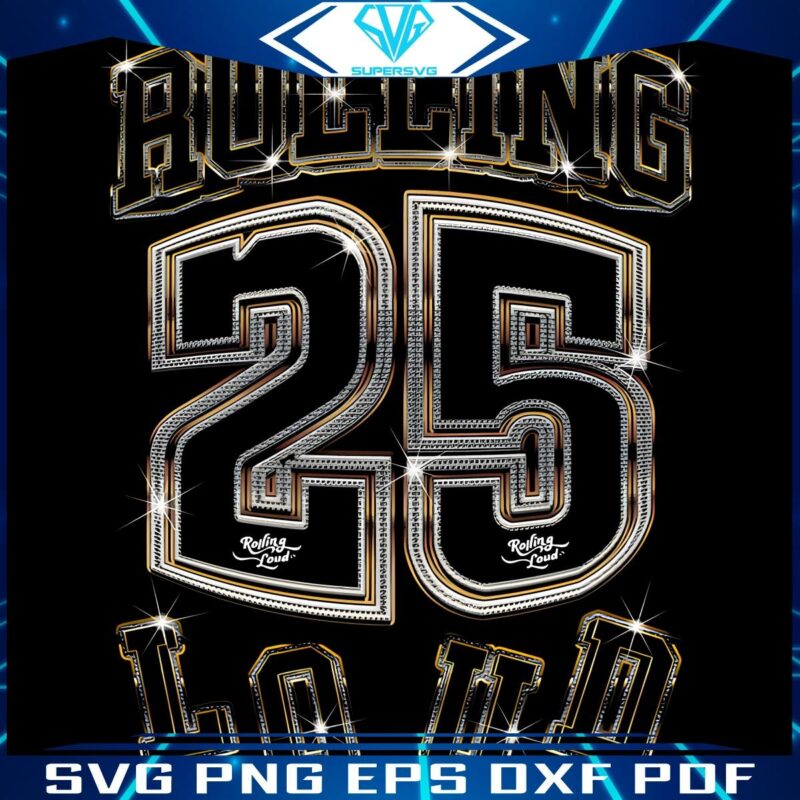 Rolling Loud 25 Bling World Tour in PNG Style