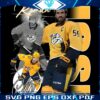 Roman Josi Nashville Predators Star in Stunning PNG