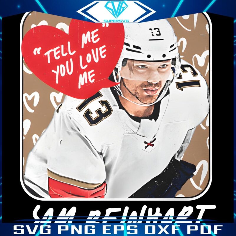 Sam Reinhart Florida Panthers Love in PNG Style