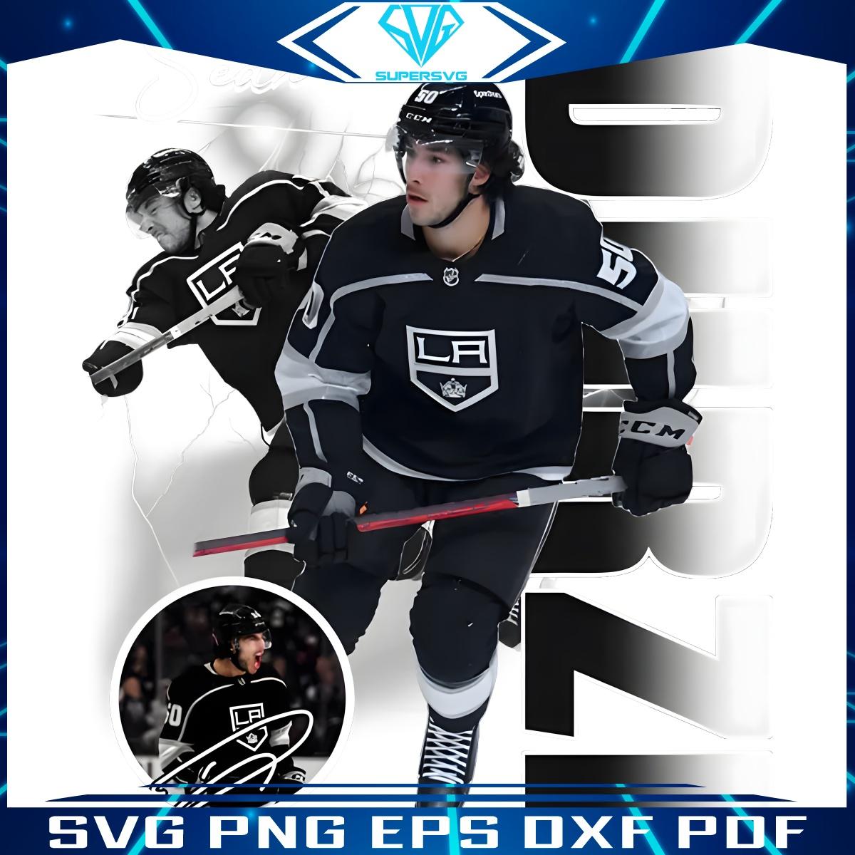 Sean Durzi Los Angeles Kings NHL Star in Stunning PNG