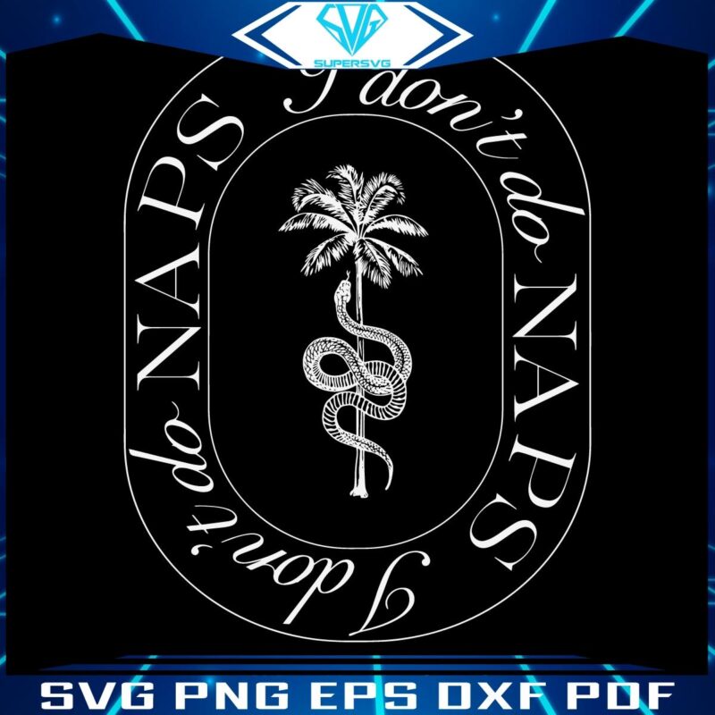 Skip Naps for The White Lotus SVG Design