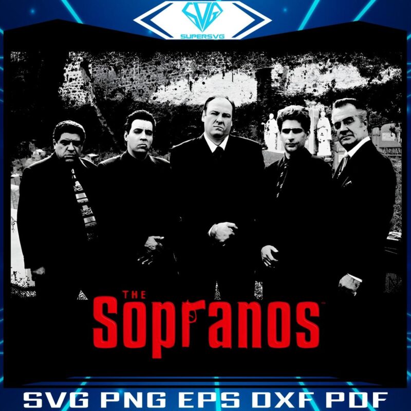 Sopranos Crew PNG Iconic TV Series Art