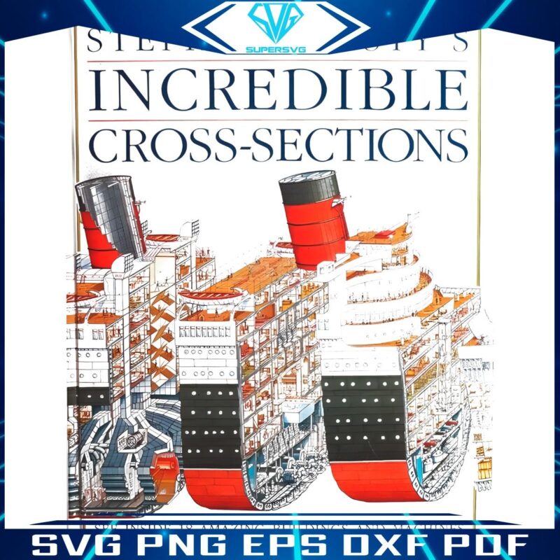 Stephen Biestys Amazing Boat Cross Sections in PNG Format