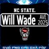 SVG of Wade Ave Celebrate NC State Wolfpack Basketball
