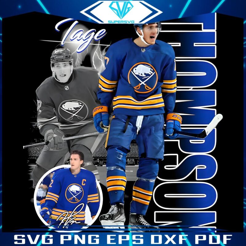 Tage Thompson Buffalo Sabres NHL Star in PNG Format