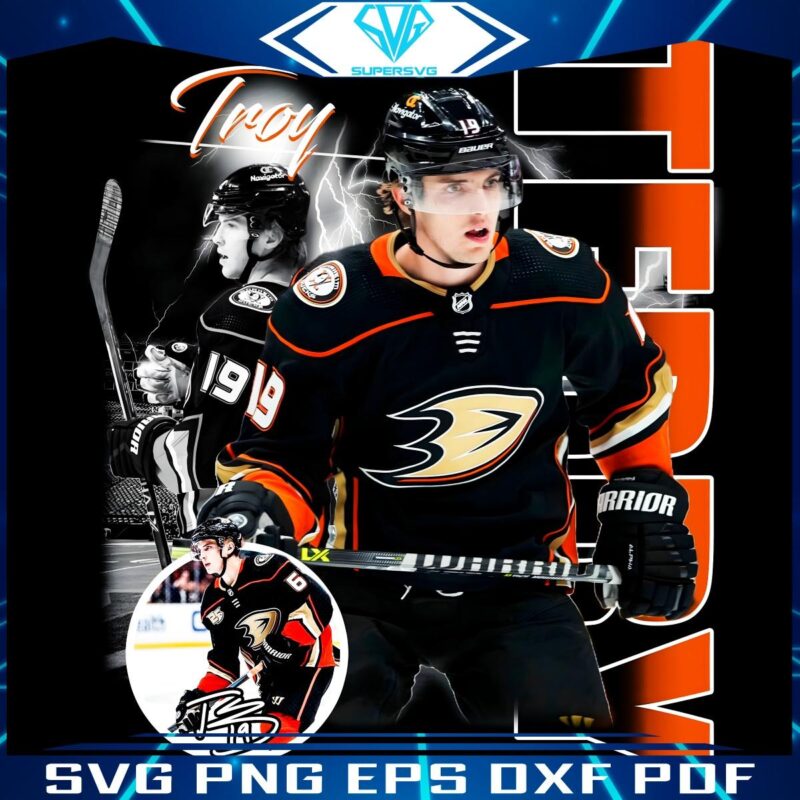 Troy Terry Anaheim Ducks Star in PNG Format