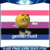 Vibrant Genderfluid Flag PNG Emoticon