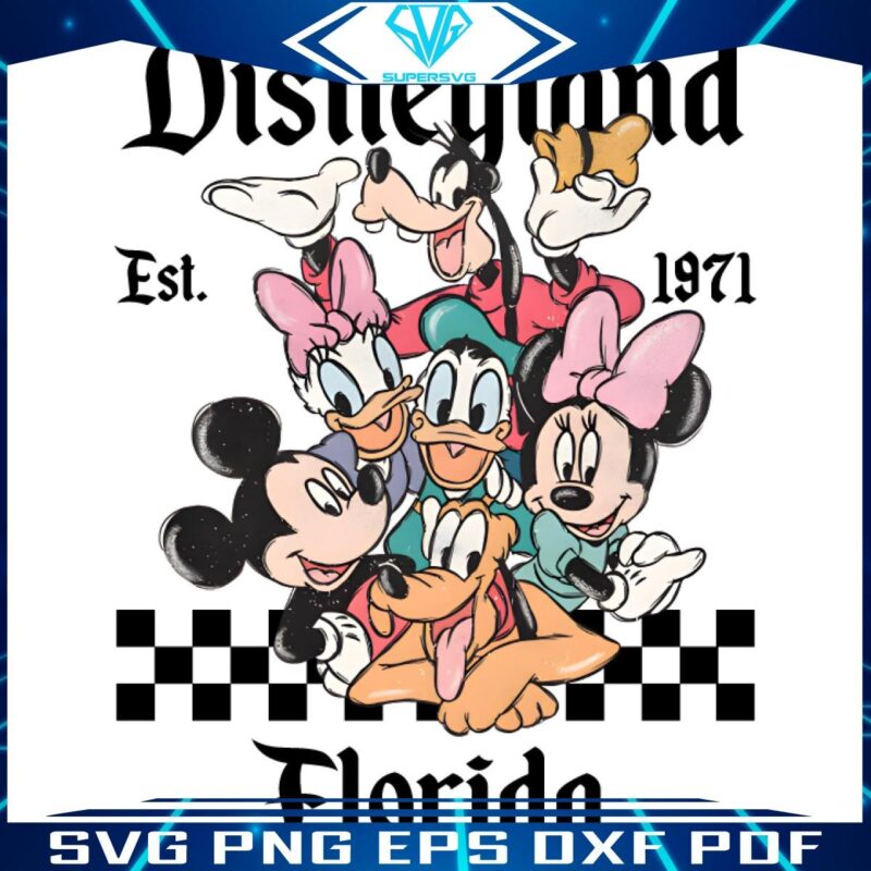 Vintage Disney 1971 Mickey Pals SVG Adventure