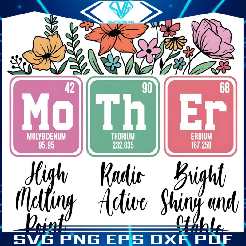 Vintage Floral SVG for Moms