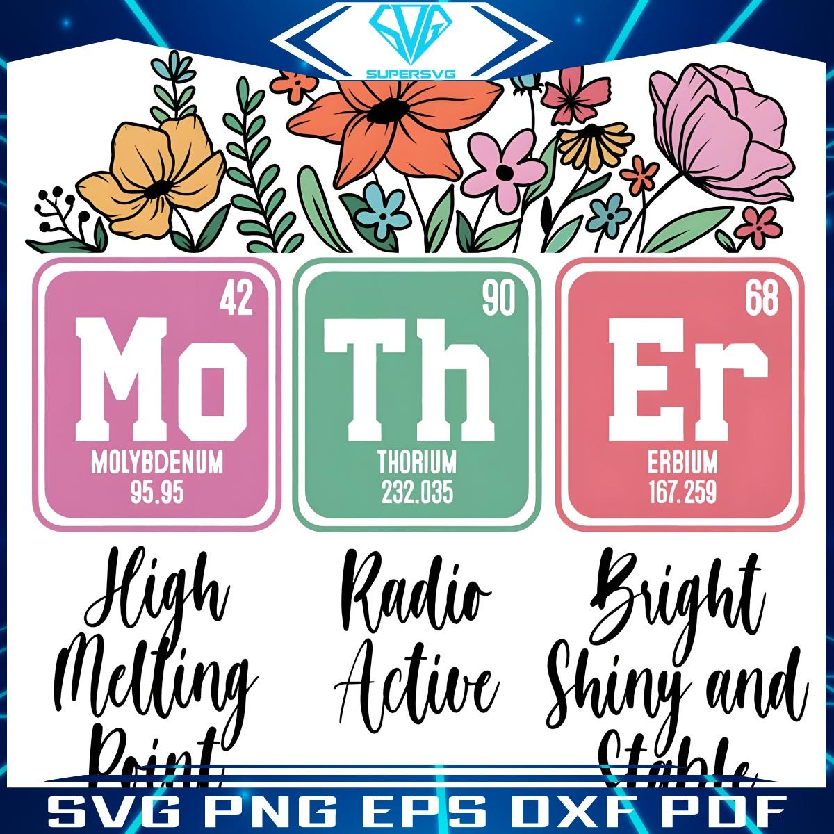 Vintage Floral SVG for Moms