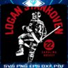 Vintage Logan Stankoven 22 Hurricanes Hockey SVG