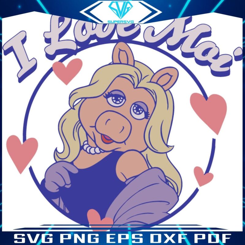 Vintage Muppets I Love Moi Disney SVG Delight