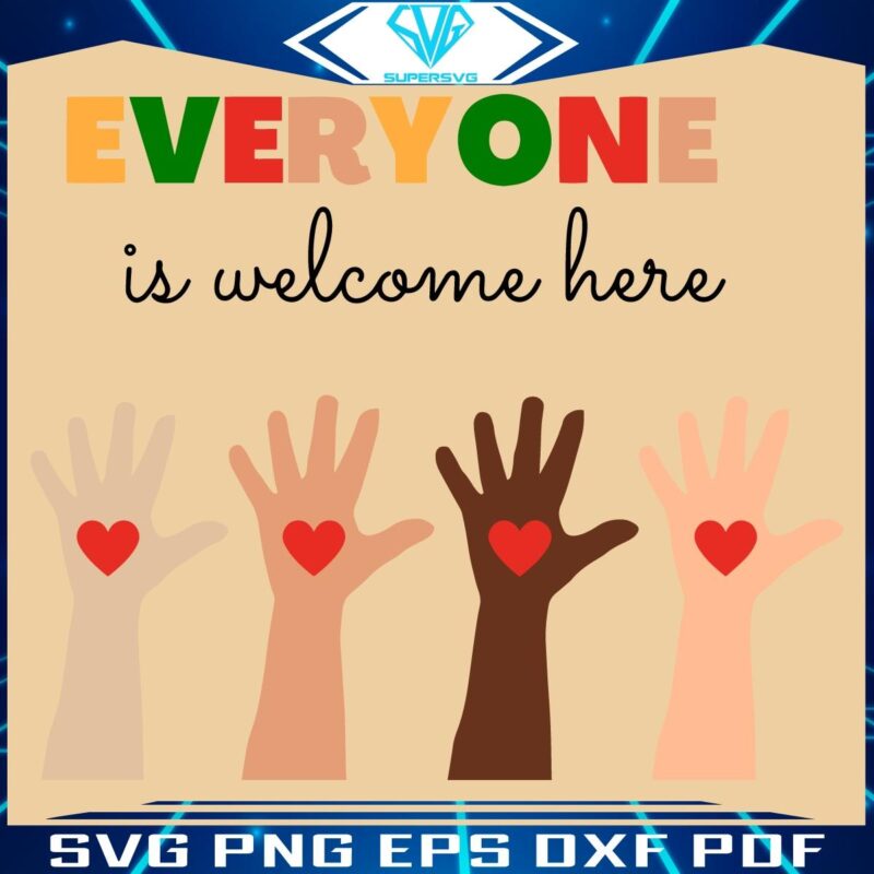 Welcome All Inclusive SVG Design