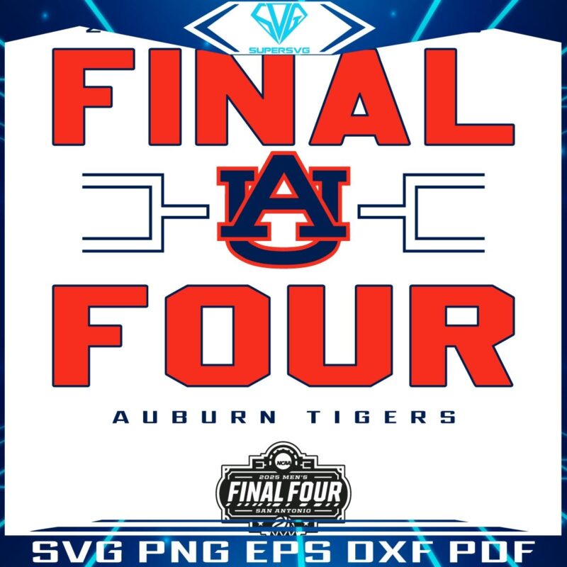 2025 NCAA Final Four Auburn Tigers SVG Magic