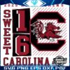 2025 Sweet 16 South Carolina Gamecocks SVG Magic