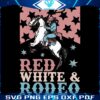 4th of July Cowgirl Red White Rodeo PNG