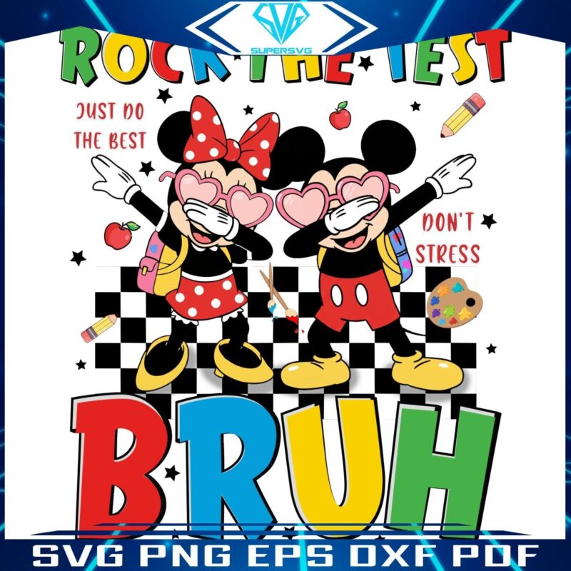 Ace the Test with Style Chill Disney Checkered PNG