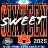 Auburn Tigers SVG NCAA Sweet Sixteen Excitement