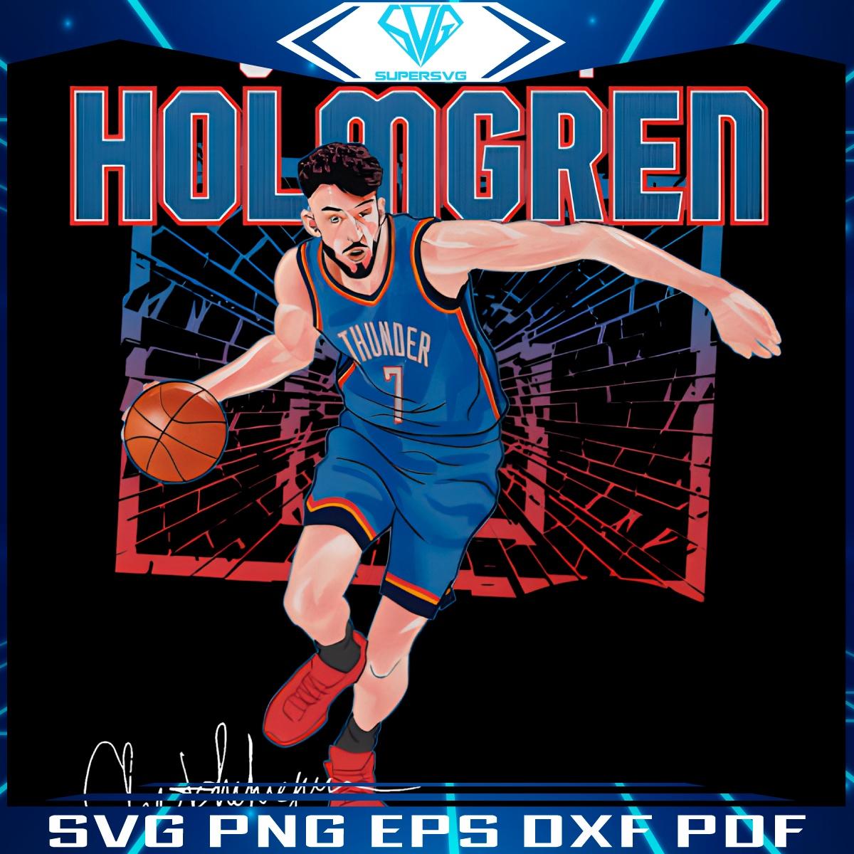 Chet Holmgrens Thunderous Signature in Shattered PNG