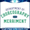Choreography Merriment SVG Artistry