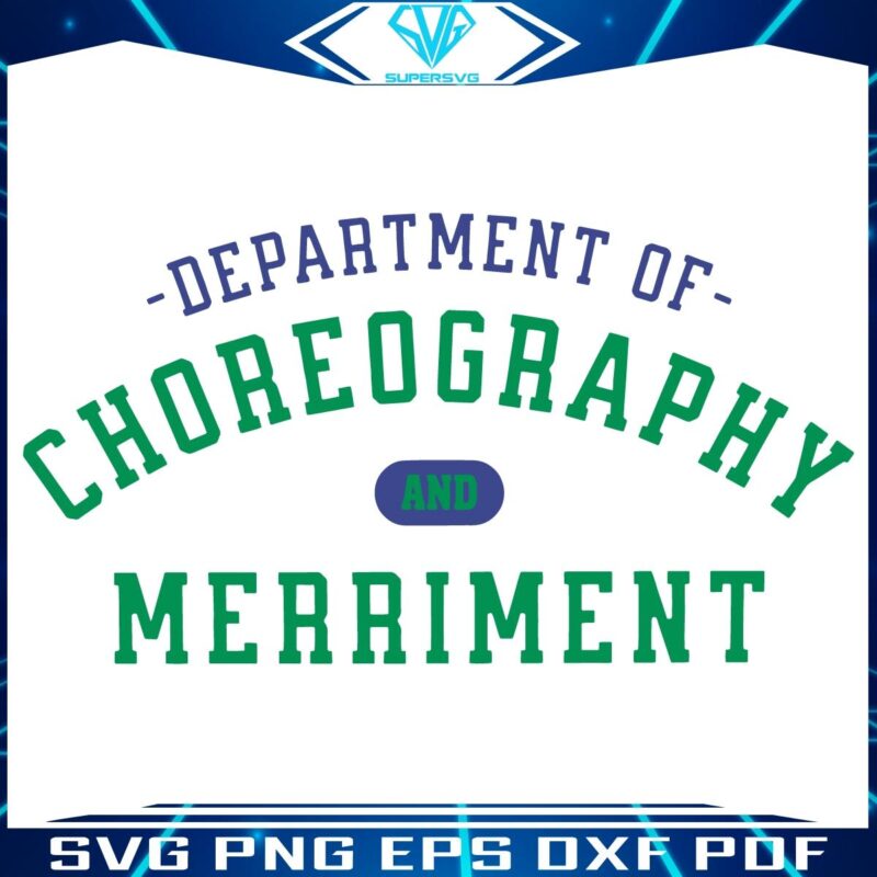 Choreography Merriment SVG Artistry