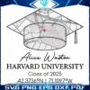 Class of 2025 Custom Campus Map Graduation PNG Personalized Design