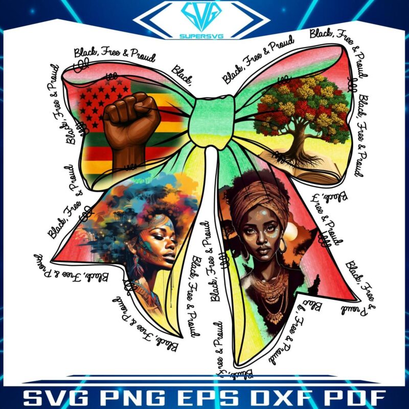 Coquette Bow PNG Celebrate Black History Month in Style