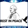 Farewell Pope Francis Dove Symbol PNG Tribute