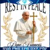 Farewell to Pope Francis Gods Faithful Servant 19362025 PNG