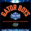 Florida Gators Final Four SVG Gator Boys Basketball Glory
