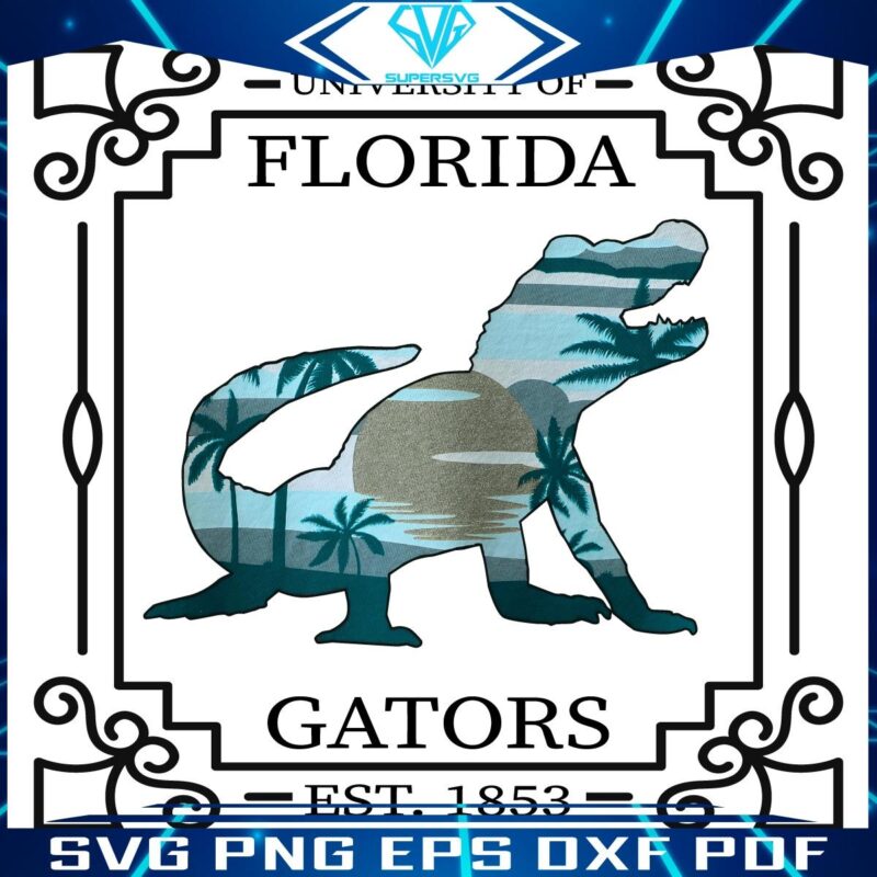 Florida Gators Since 1853 Scenic State PNG