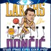 Lakers Doncic Dribble Art Caricature in PNG