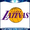 Latinas Love Lakers Logo Parody SVG